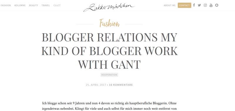 beispiel blogger relations-zukkermädchen